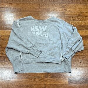We The Free Heather Gray Sweatshirt Camden